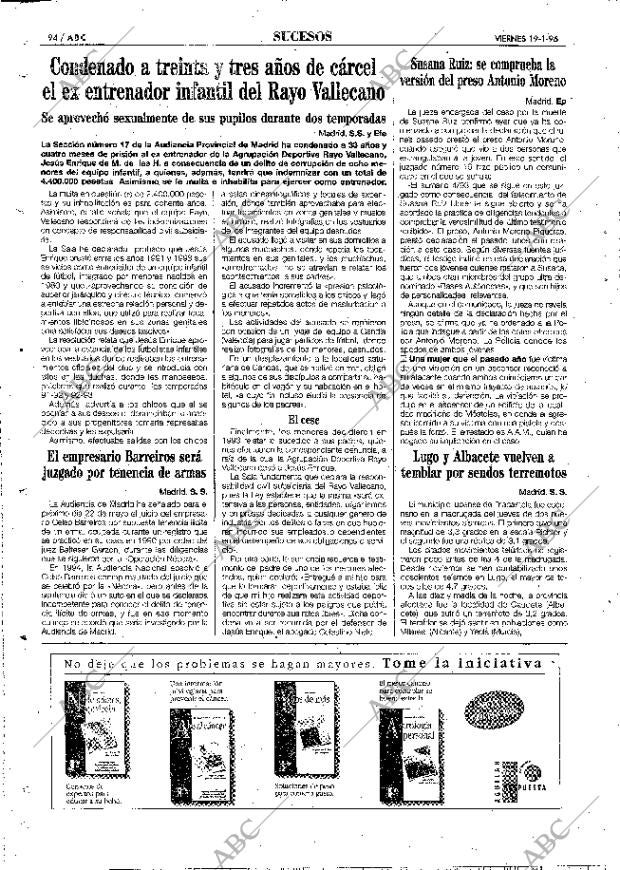 ABC MADRID 19-01-1996 página 94