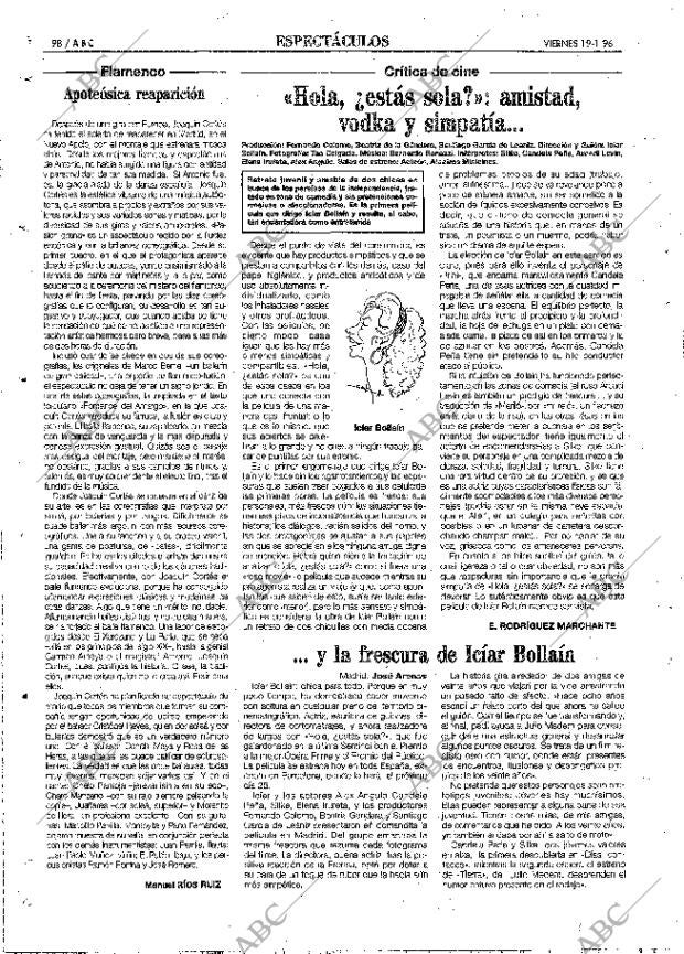 ABC MADRID 19-01-1996 página 98