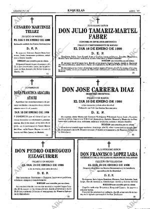 ABC MADRID 20-01-1996 página 105