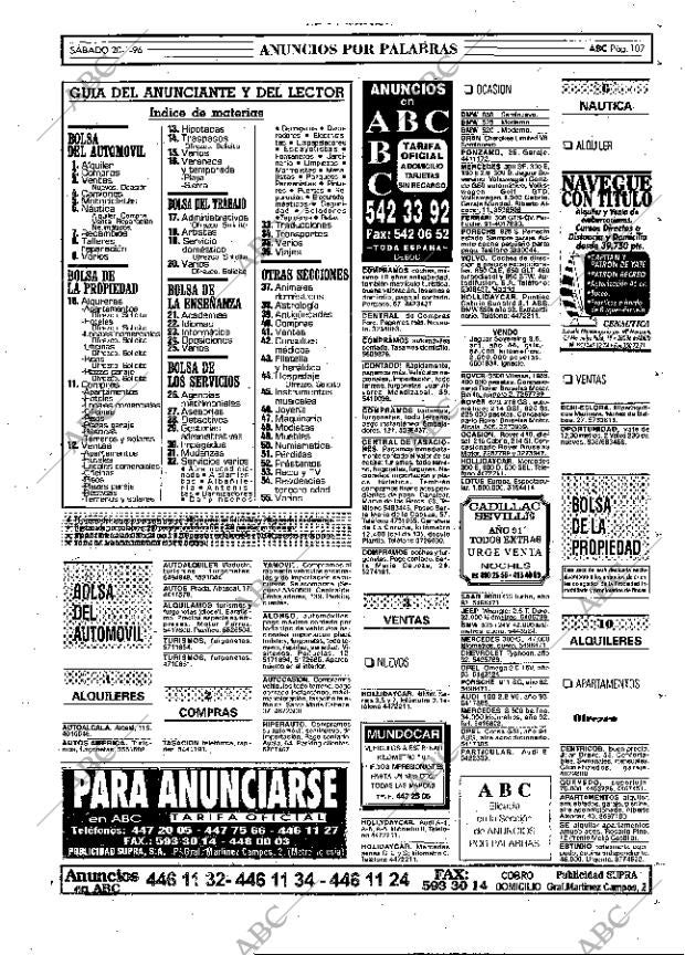 ABC MADRID 20-01-1996 página 107