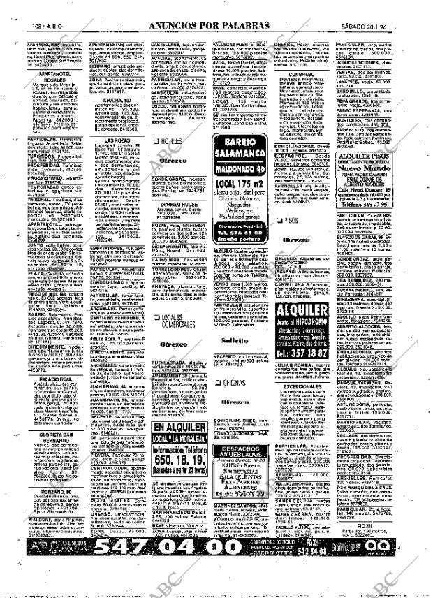 ABC MADRID 20-01-1996 página 108