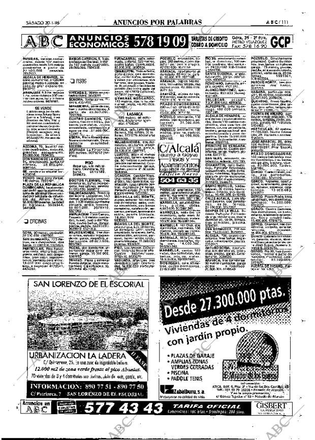ABC MADRID 20-01-1996 página 111