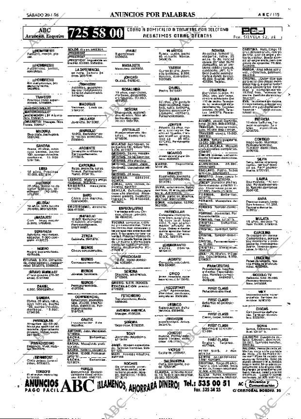 ABC MADRID 20-01-1996 página 115