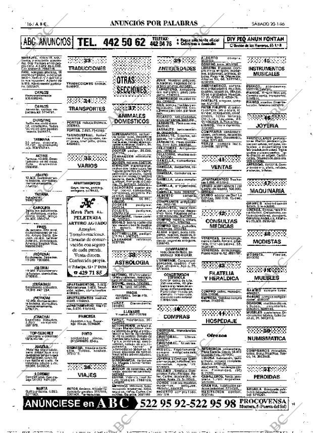 ABC MADRID 20-01-1996 página 116