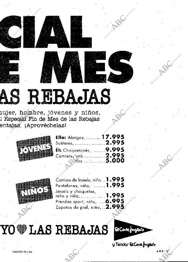 ABC MADRID 20-01-1996 página 13