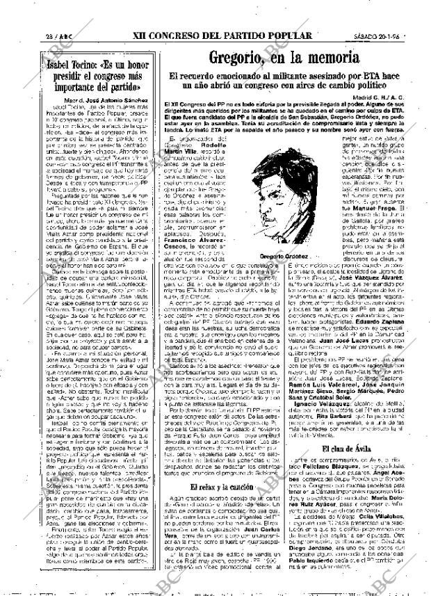 ABC MADRID 20-01-1996 página 28
