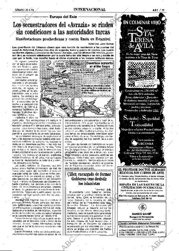 ABC MADRID 20-01-1996 página 39