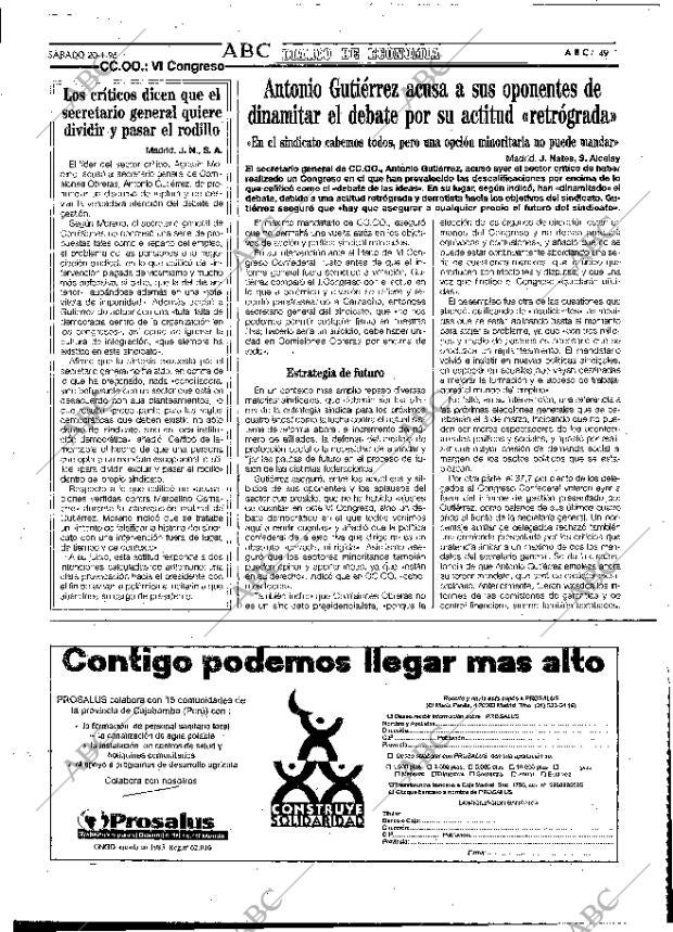 ABC MADRID 20-01-1996 página 49