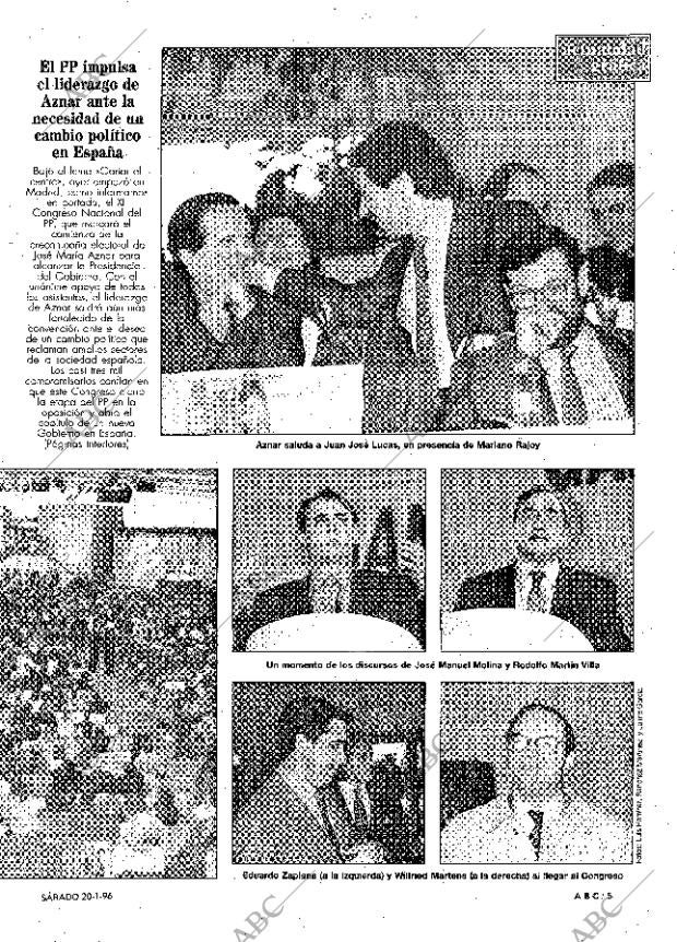 ABC MADRID 20-01-1996 página 5