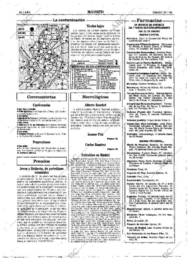 ABC MADRID 20-01-1996 página 62