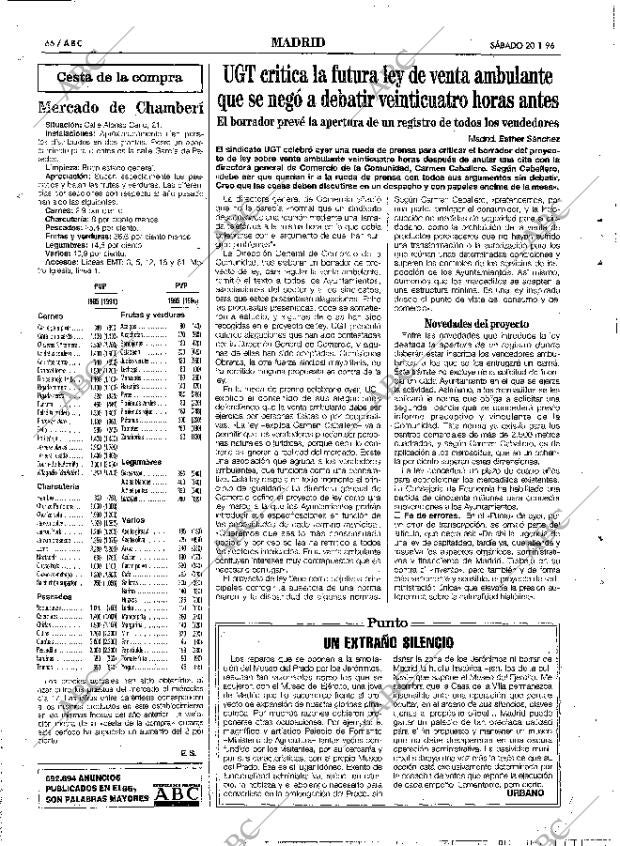 ABC MADRID 20-01-1996 página 66