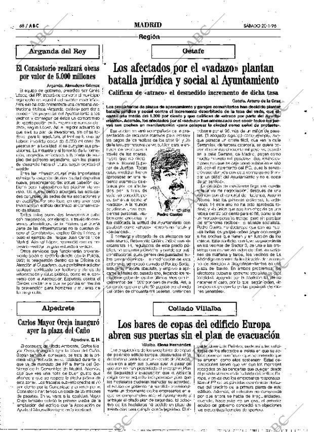 ABC MADRID 20-01-1996 página 68