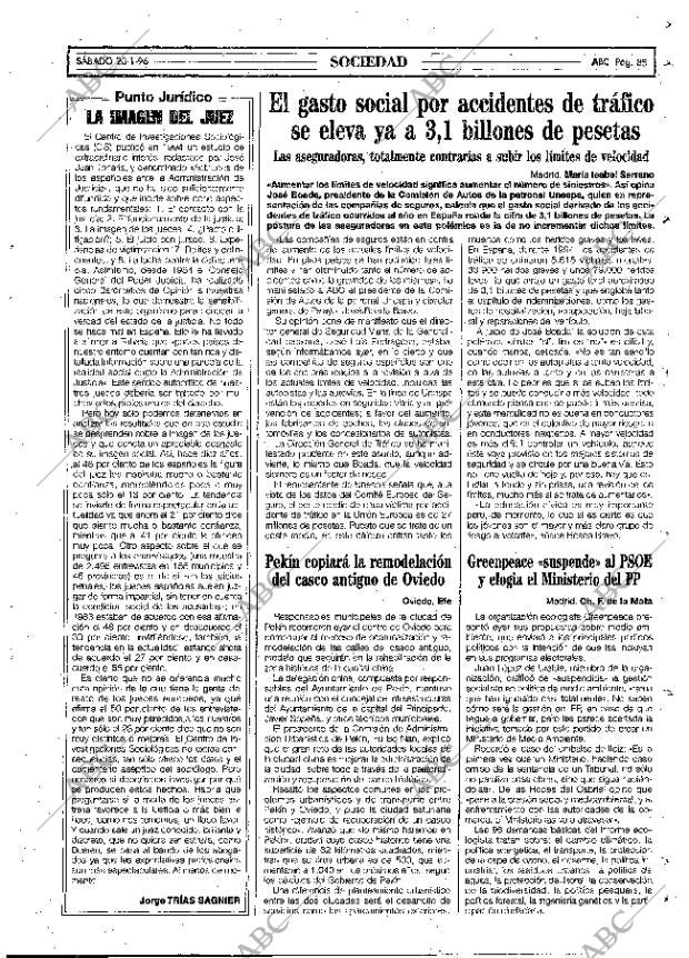 ABC MADRID 20-01-1996 página 85