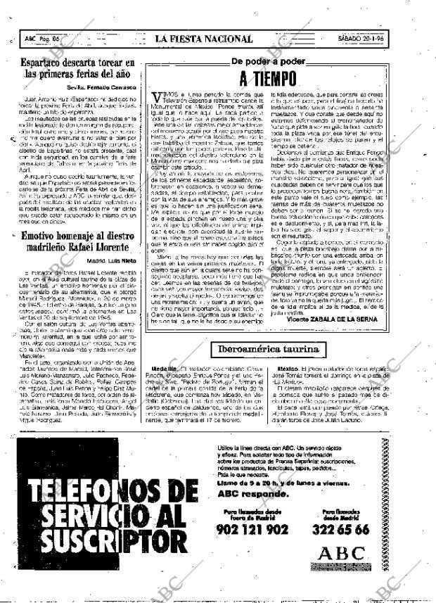 ABC MADRID 20-01-1996 página 86