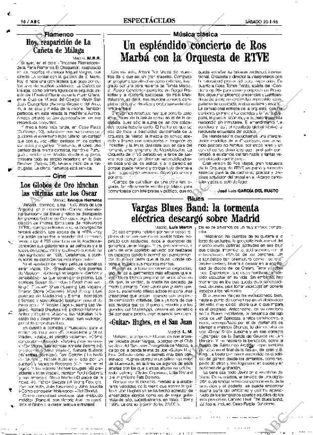 ABC MADRID 20-01-1996 página 96