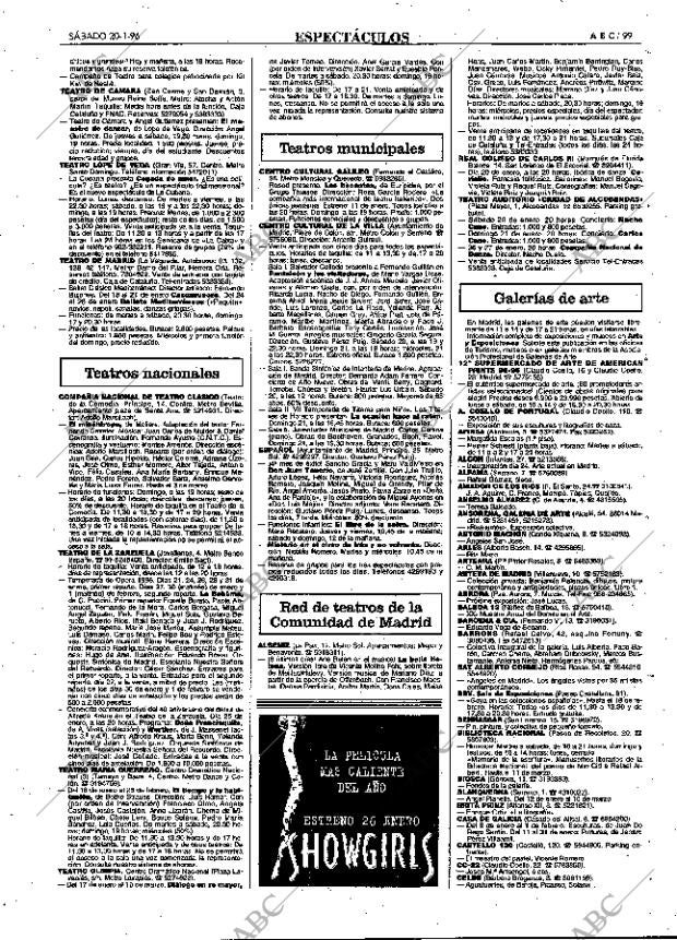 ABC MADRID 20-01-1996 página 99