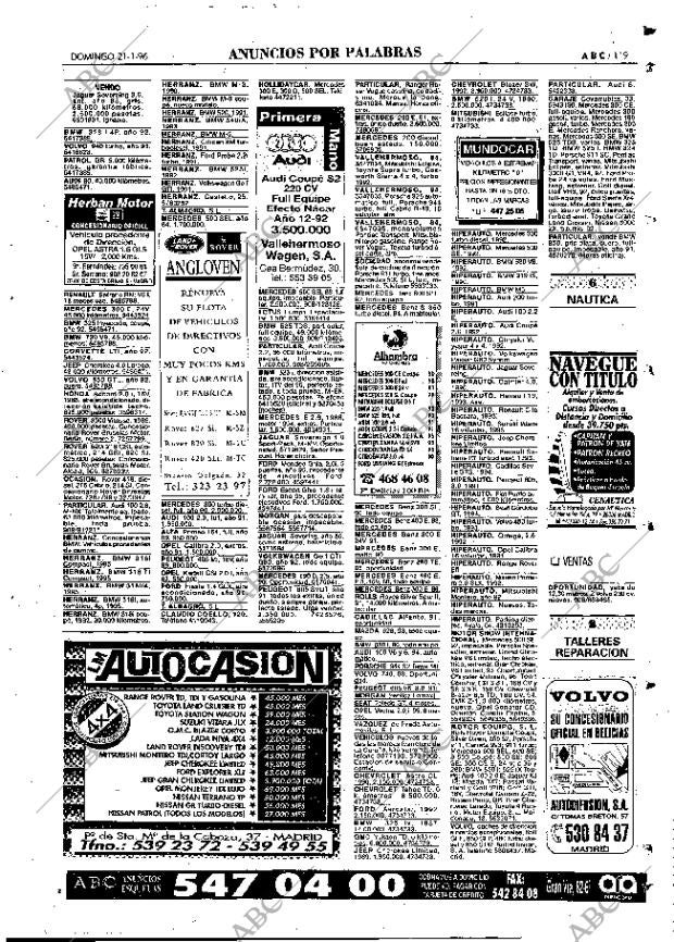 ABC MADRID 21-01-1996 página 119