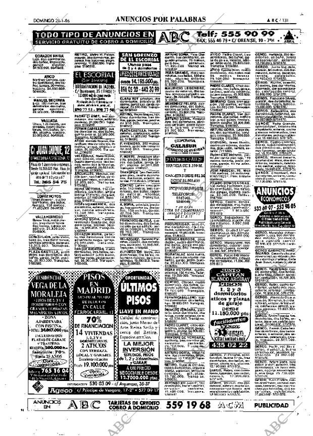 ABC MADRID 21-01-1996 página 131