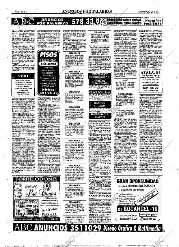 ABC MADRID 21-01-1996 página 136