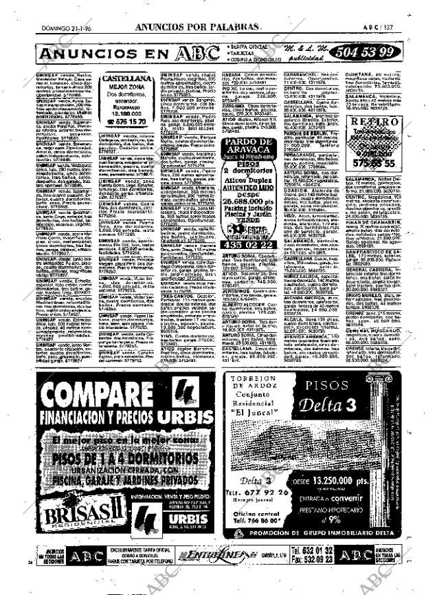 ABC MADRID 21-01-1996 página 137