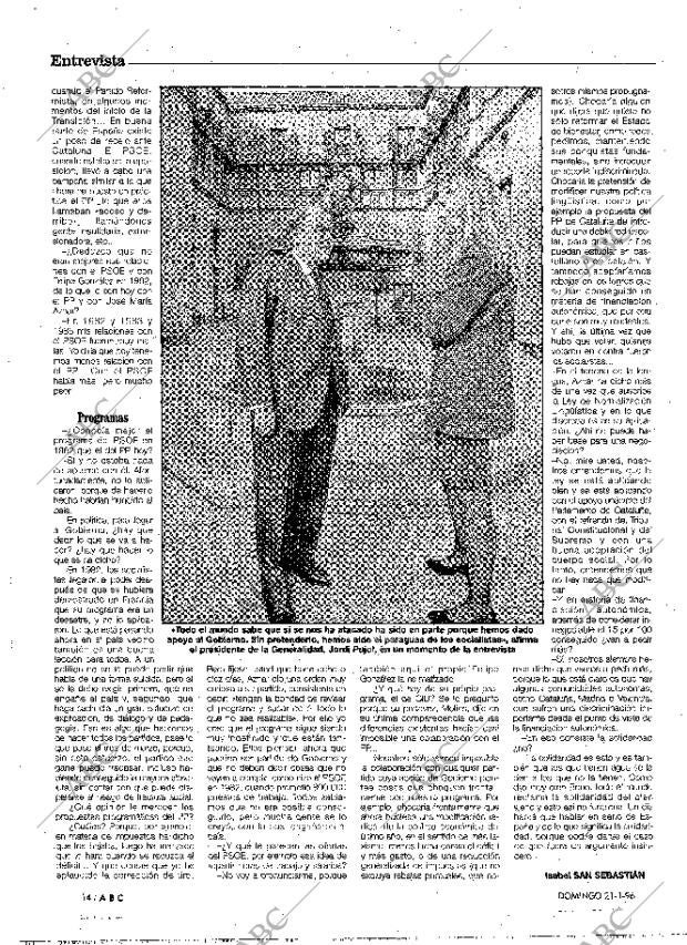 ABC MADRID 21-01-1996 página 14