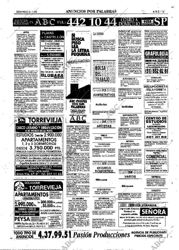 ABC MADRID 21-01-1996 página 141