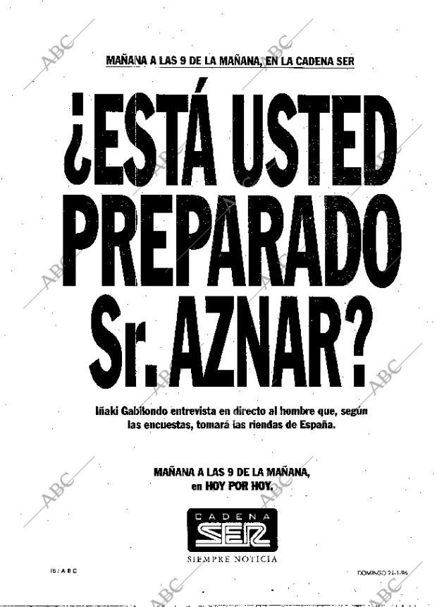 ABC MADRID 21-01-1996 página 18
