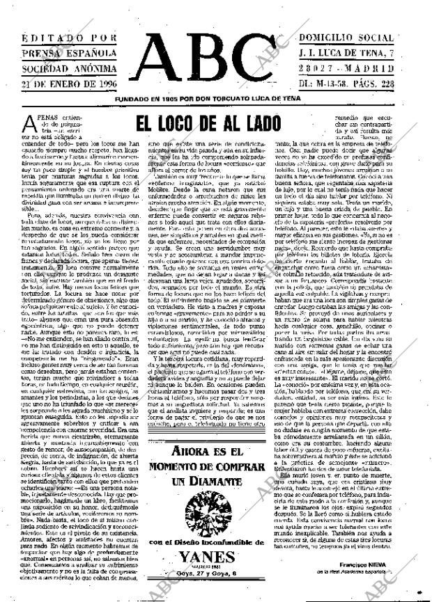 ABC MADRID 21-01-1996 página 3