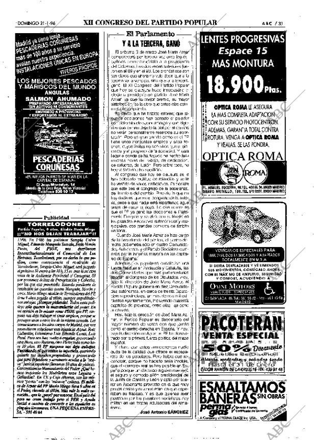 ABC MADRID 21-01-1996 página 31