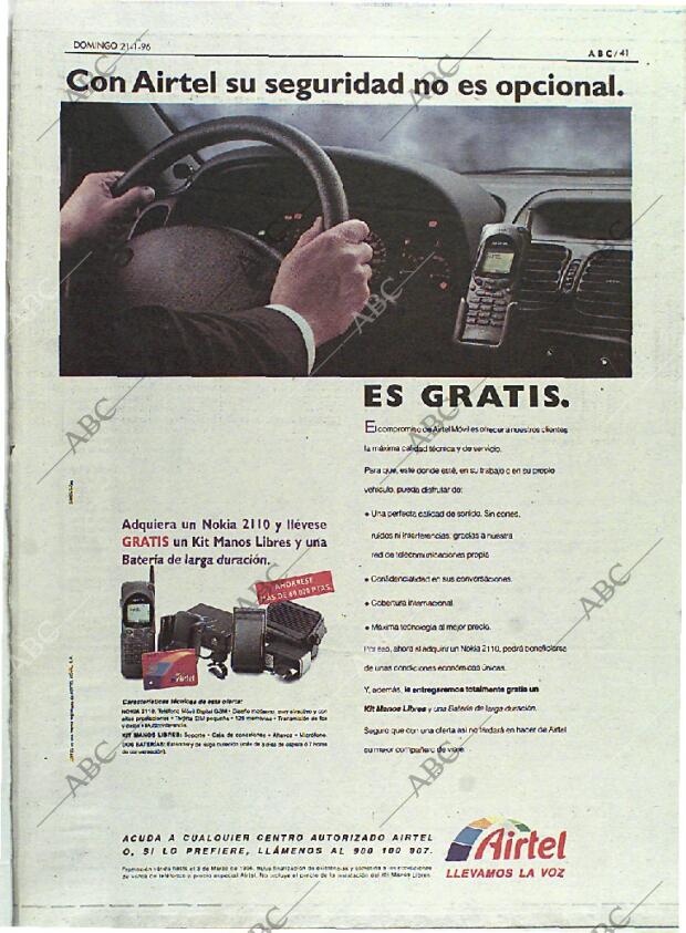 ABC MADRID 21-01-1996 página 41