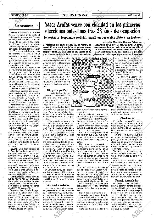 ABC MADRID 21-01-1996 página 43