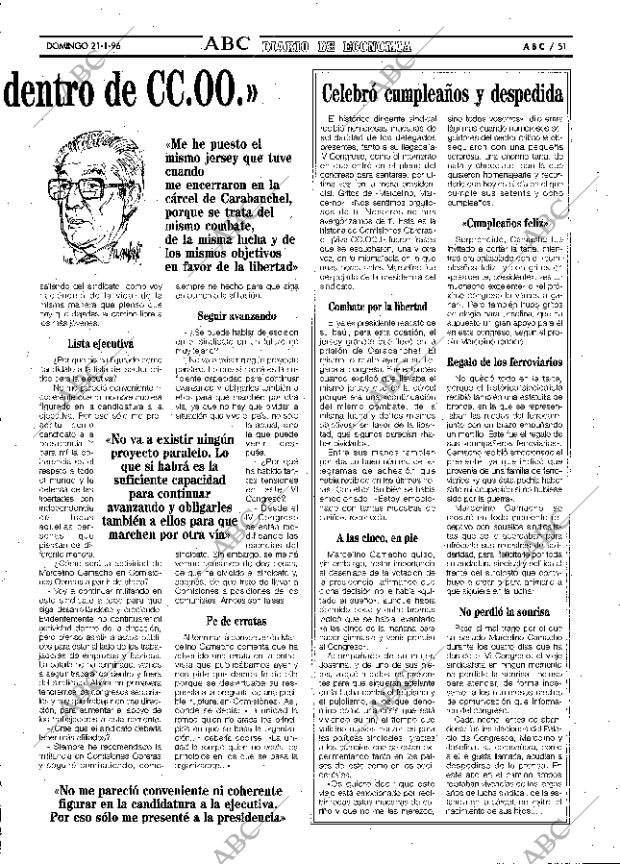 ABC MADRID 21-01-1996 página 51