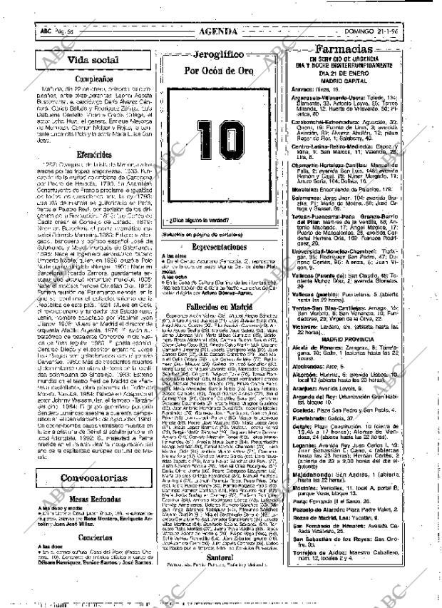 ABC MADRID 21-01-1996 página 68