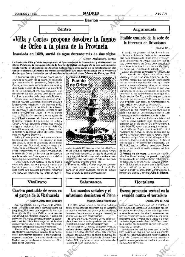 ABC MADRID 21-01-1996 página 71
