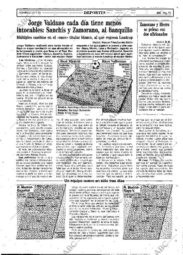 ABC MADRID 21-01-1996 página 93