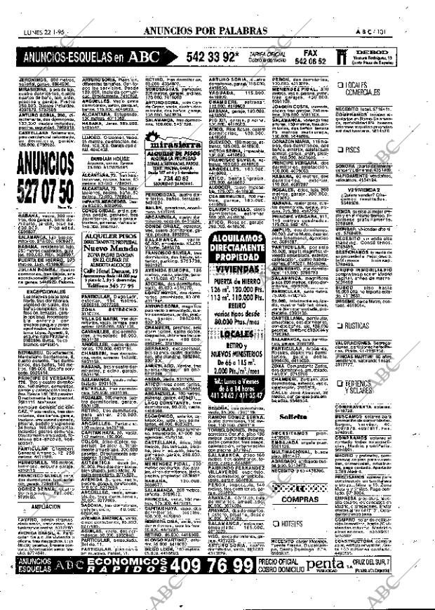 ABC MADRID 22-01-1996 página 101