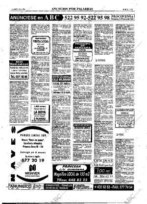 ABC MADRID 22-01-1996 página 105