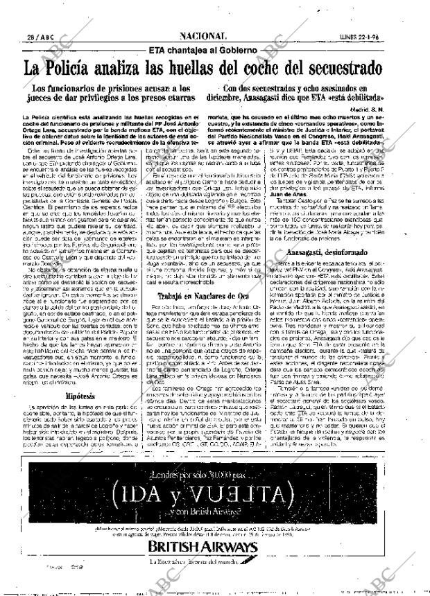 ABC MADRID 22-01-1996 página 28
