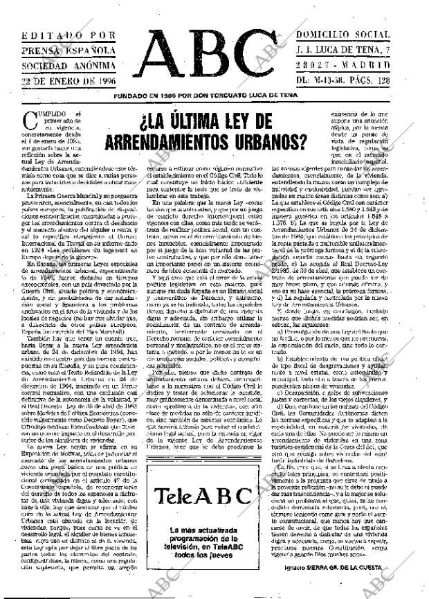 ABC MADRID 22-01-1996 página 3