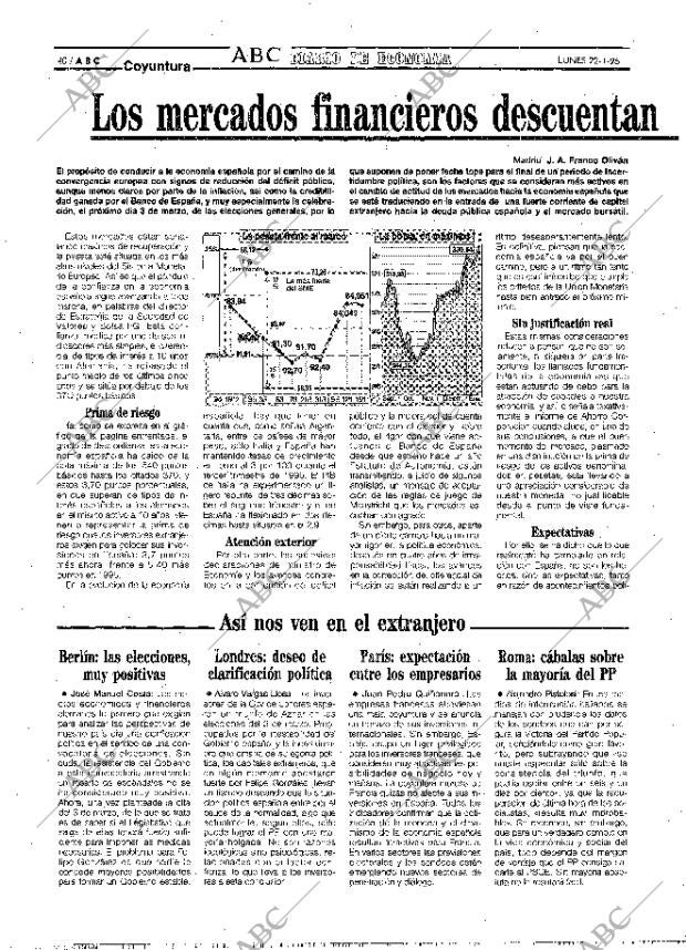 ABC MADRID 22-01-1996 página 40