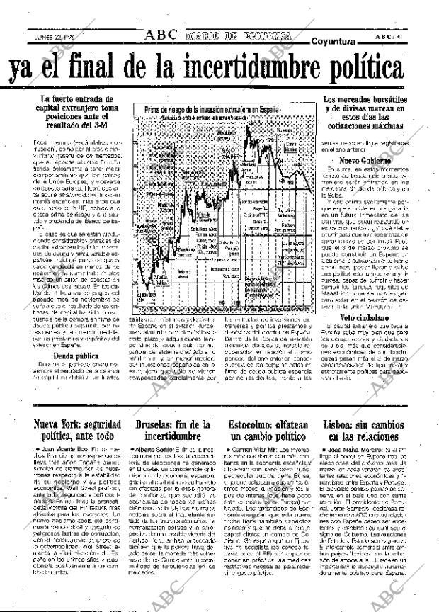 ABC MADRID 22-01-1996 página 41