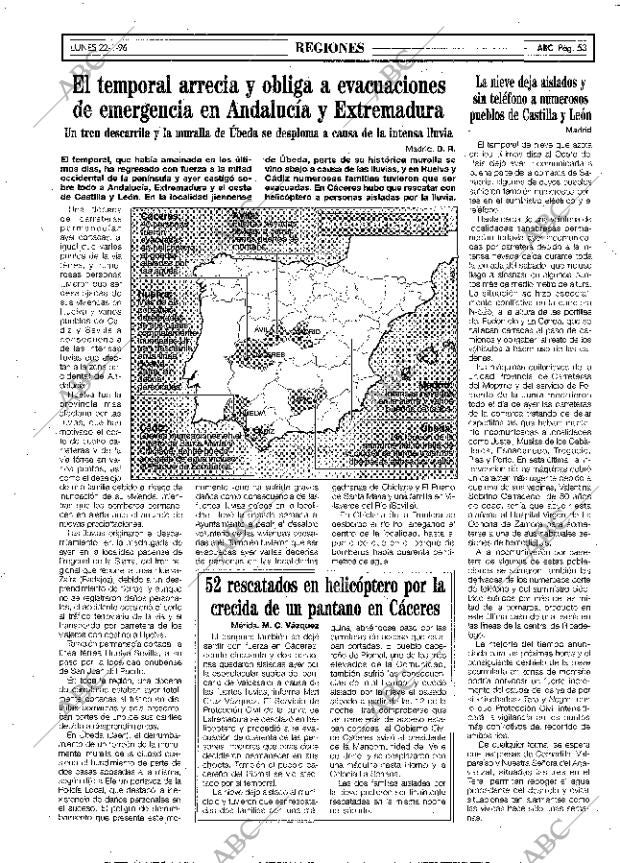ABC MADRID 22-01-1996 página 53