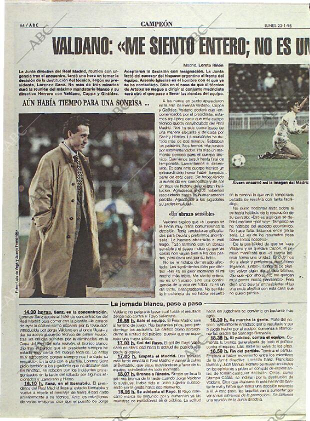 ABC MADRID 22-01-1996 página 64