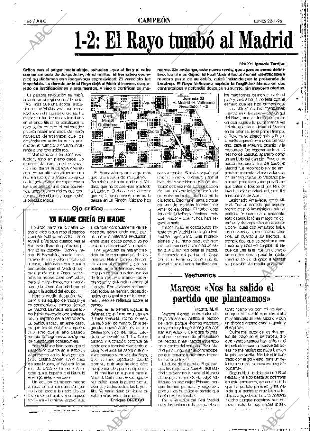 ABC MADRID 22-01-1996 página 66