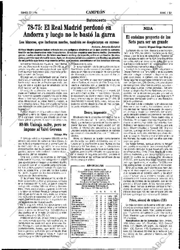 ABC MADRID 22-01-1996 página 81