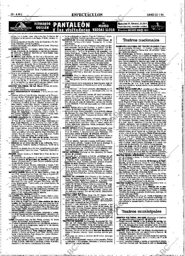 ABC MADRID 22-01-1996 página 88