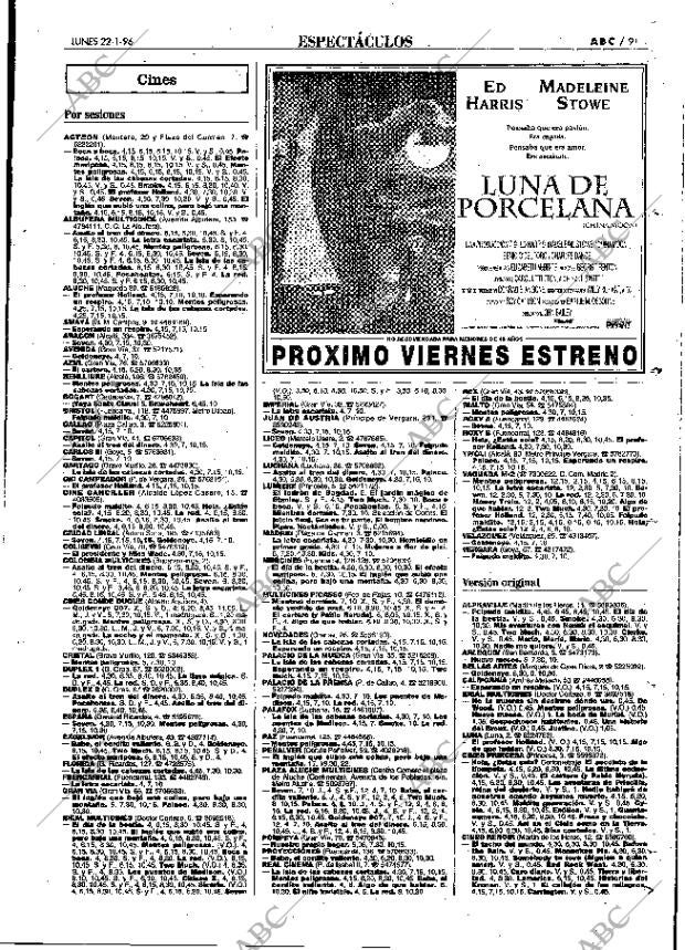ABC MADRID 22-01-1996 página 91