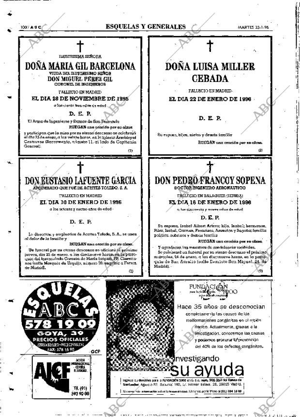 ABC MADRID 23-01-1996 página 100