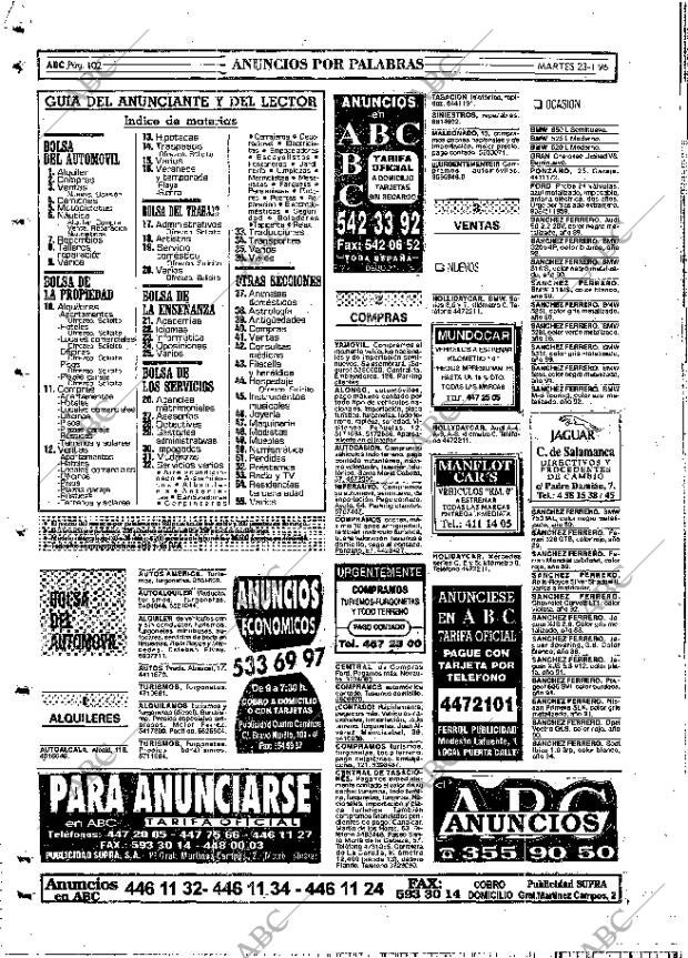 ABC MADRID 23-01-1996 página 102