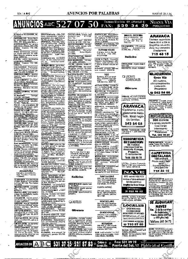 ABC MADRID 23-01-1996 página 104